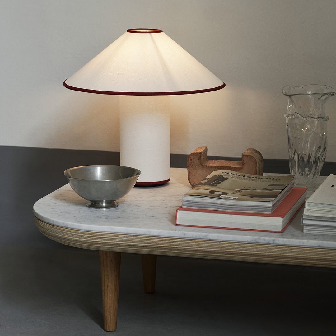 Maliben | Table Lamp With Fabric Shade – Lunara