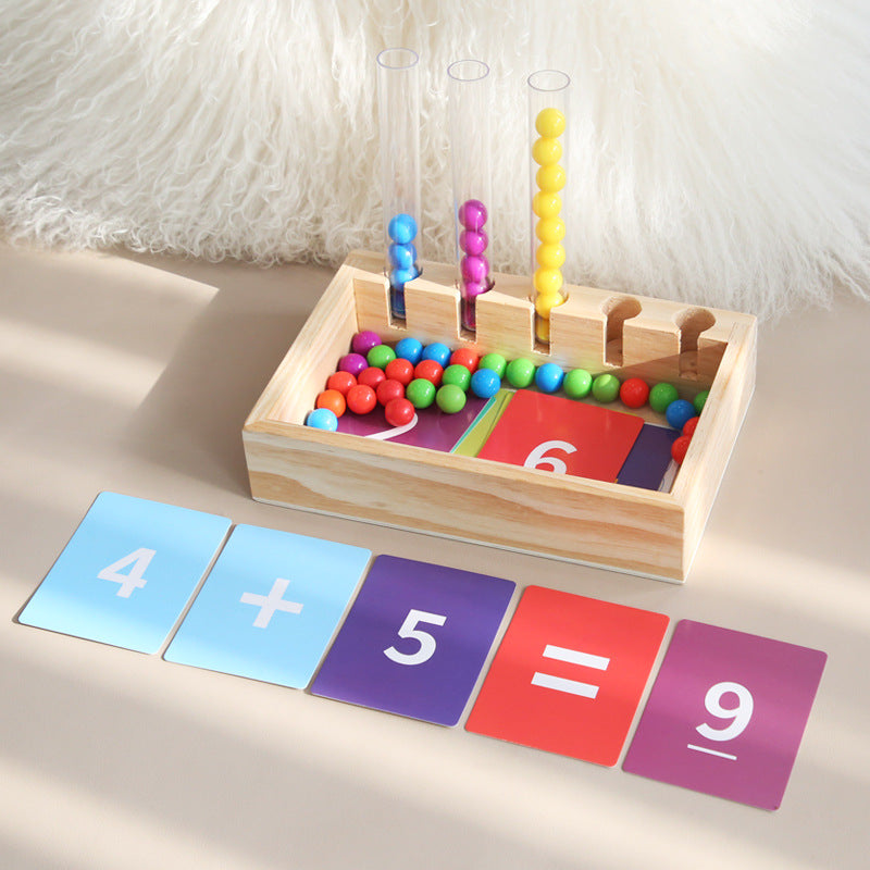 Maliben | Montessori Test Tube Colours And Numbers Play And Learning Set