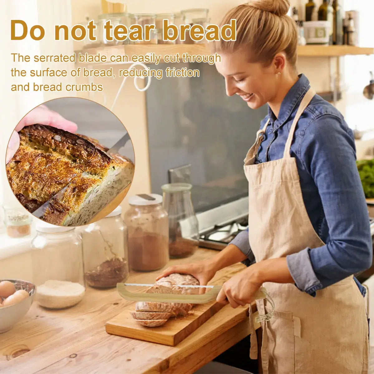 Maliben | The Ultimate Bread Knife For Perfect Slicing - Breadmaster