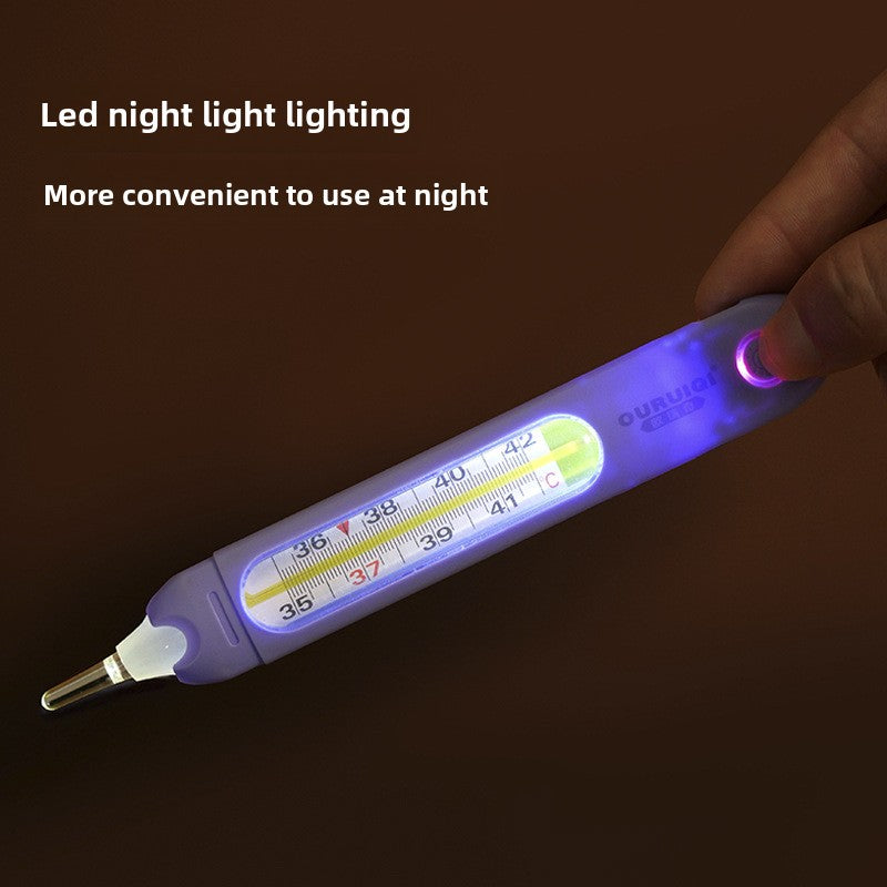 Maliben | Portable Rechargeable Thermometer With Led Display And Wrist Strap