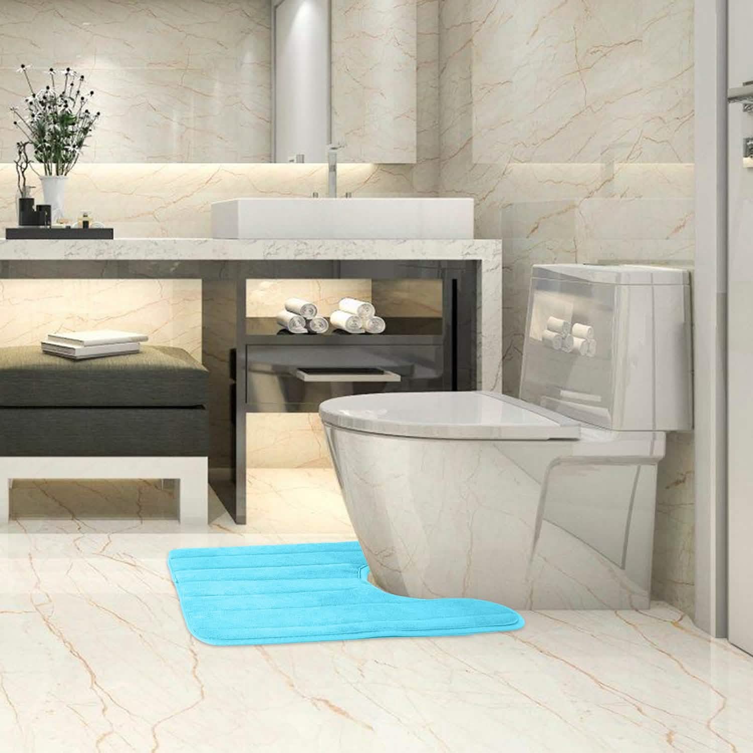 Maliben | U-Shaped Non-Slip Toilet Mat