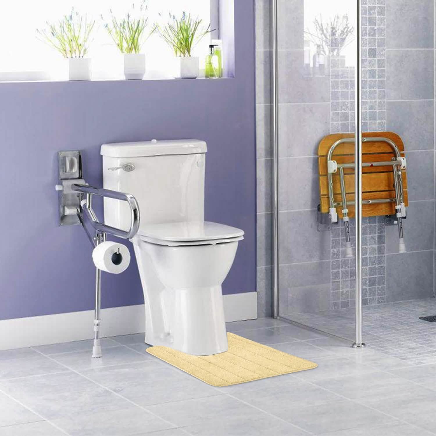 Maliben | U-Shaped Non-Slip Toilet Mat