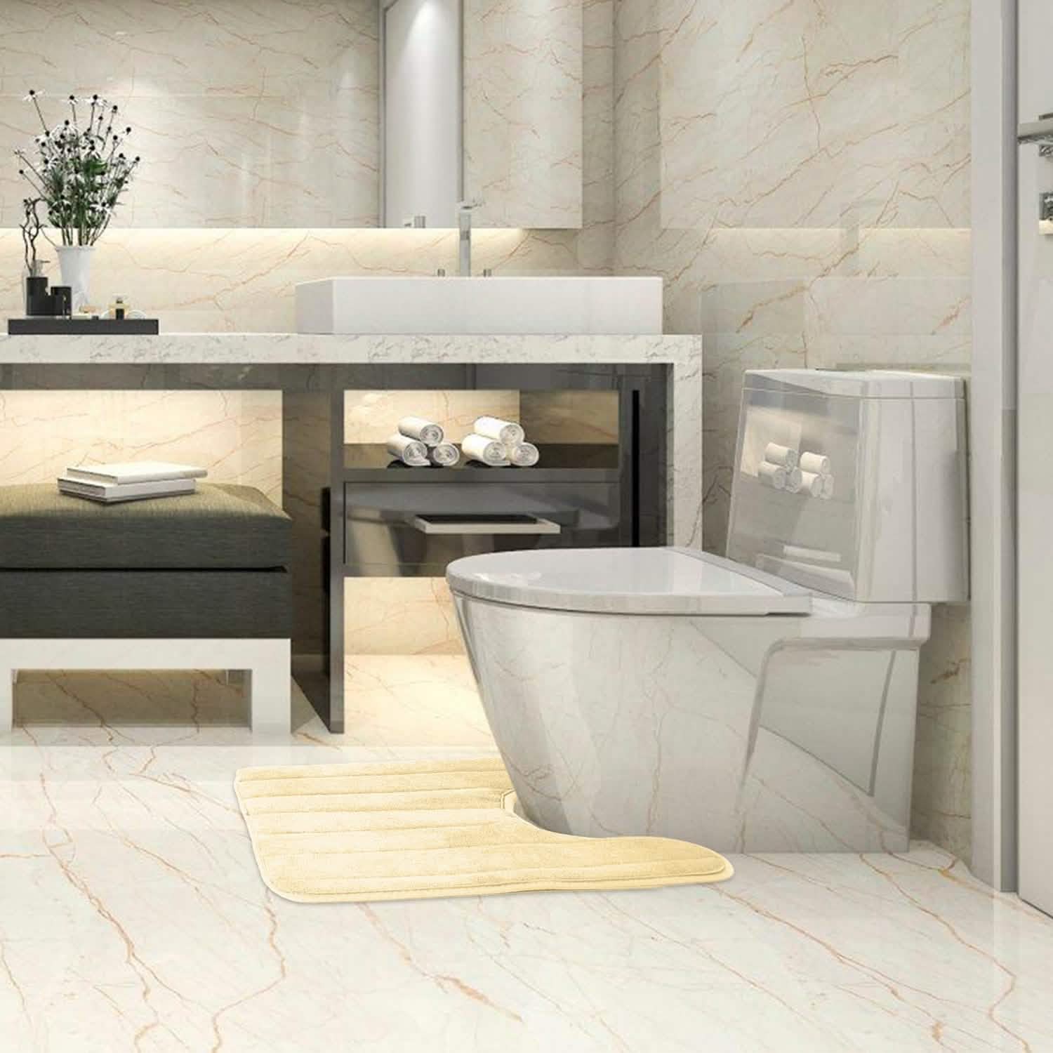 Maliben | U-Shaped Non-Slip Toilet Mat