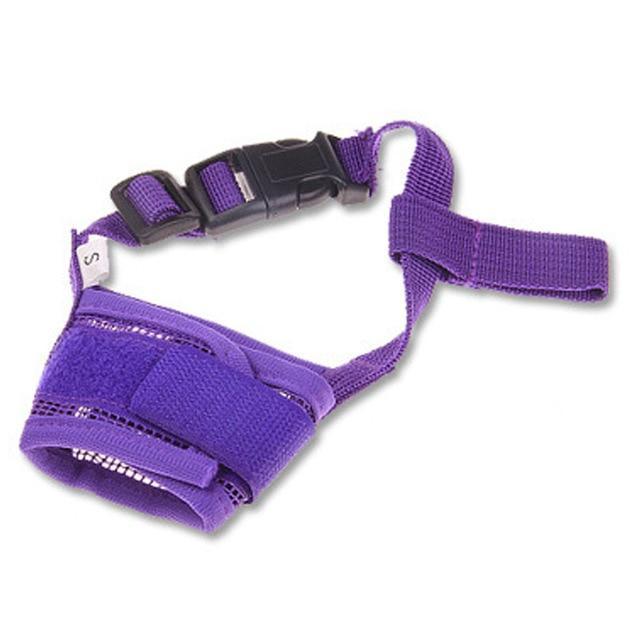 Maliben | Pet Dog Adjustable Mask Bark Bite Mesh Mouth Muzzle Grooming Anti Stop Chewing