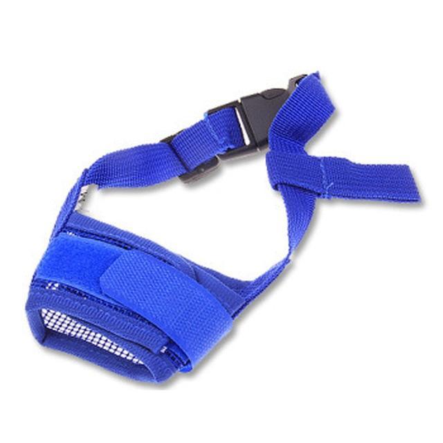 Maliben | Pet Dog Adjustable Mask Bark Bite Mesh Mouth Muzzle Grooming Anti Stop Chewing