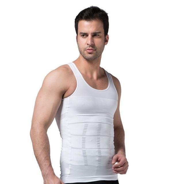 Maliben Men's Slimming Body Shaper Vest — Compression Undershirt