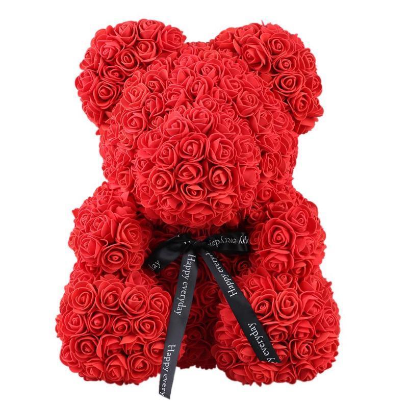 Maliben | Rose Bear Uk | Handmade Luxury Flower Rose Love Teddy Bear