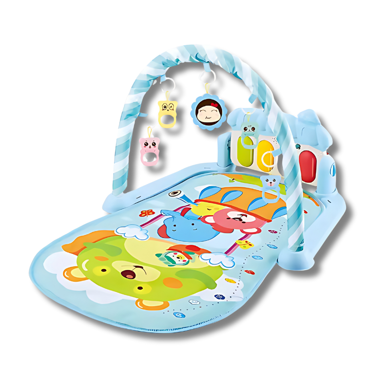 Maliben | Harmonyplay | Music-Inspired Baby Playmat - 3-In-1 Activity Blanket With Piano Keyboard And Musical Pedal Toy