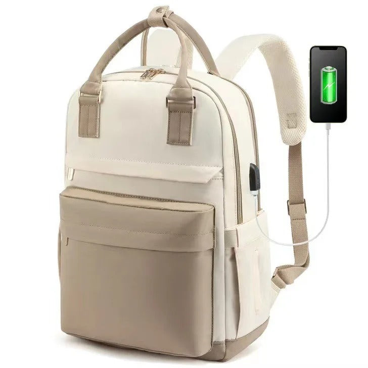 Maliben | Women’S Waterproof Laptop Backpack With Usb Charging – Stylish 17-Inch Work, School & Travel Bag