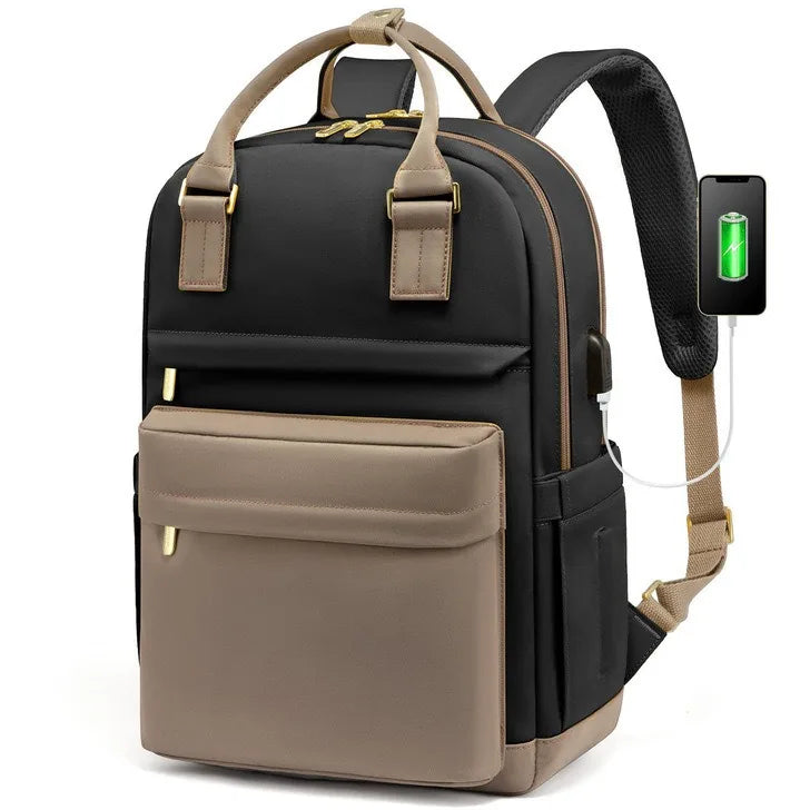 Maliben | Women’S Waterproof Laptop Backpack With Usb Charging – Stylish 17-Inch Work, School & Travel Bag