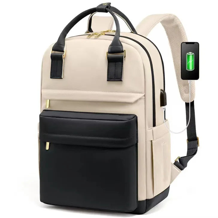 Maliben | Women’S Waterproof Laptop Backpack With Usb Charging – Stylish 17-Inch Work, School & Travel Bag