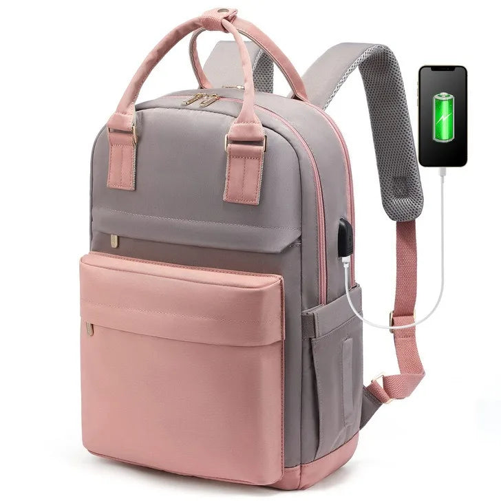 Maliben | Women’S Waterproof Laptop Backpack With Usb Charging – Stylish 17-Inch Work, School & Travel Bag
