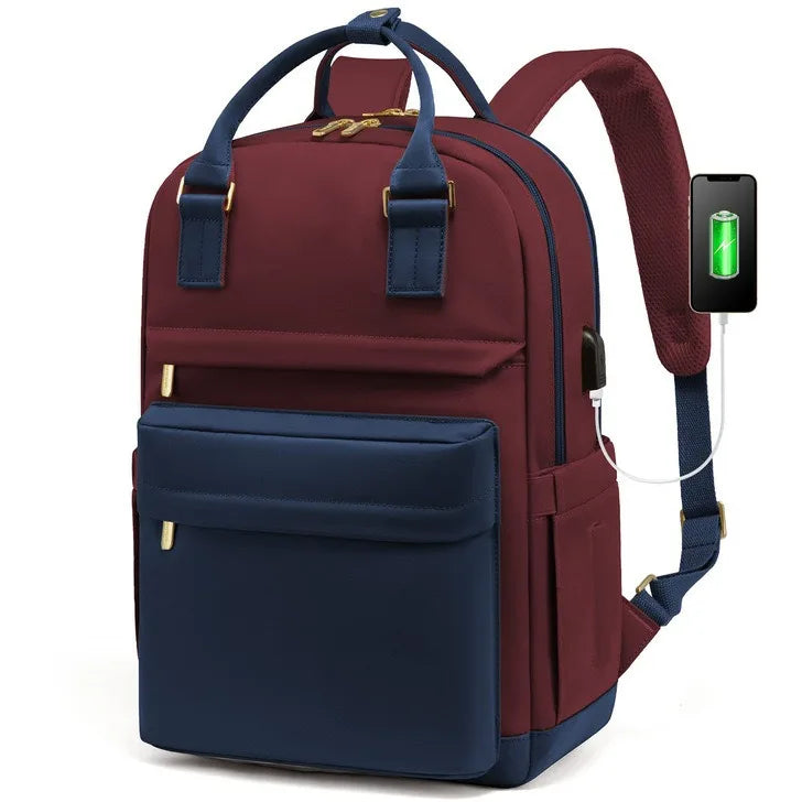 Maliben | Women’S Waterproof Laptop Backpack With Usb Charging – Stylish 17-Inch Work, School & Travel Bag