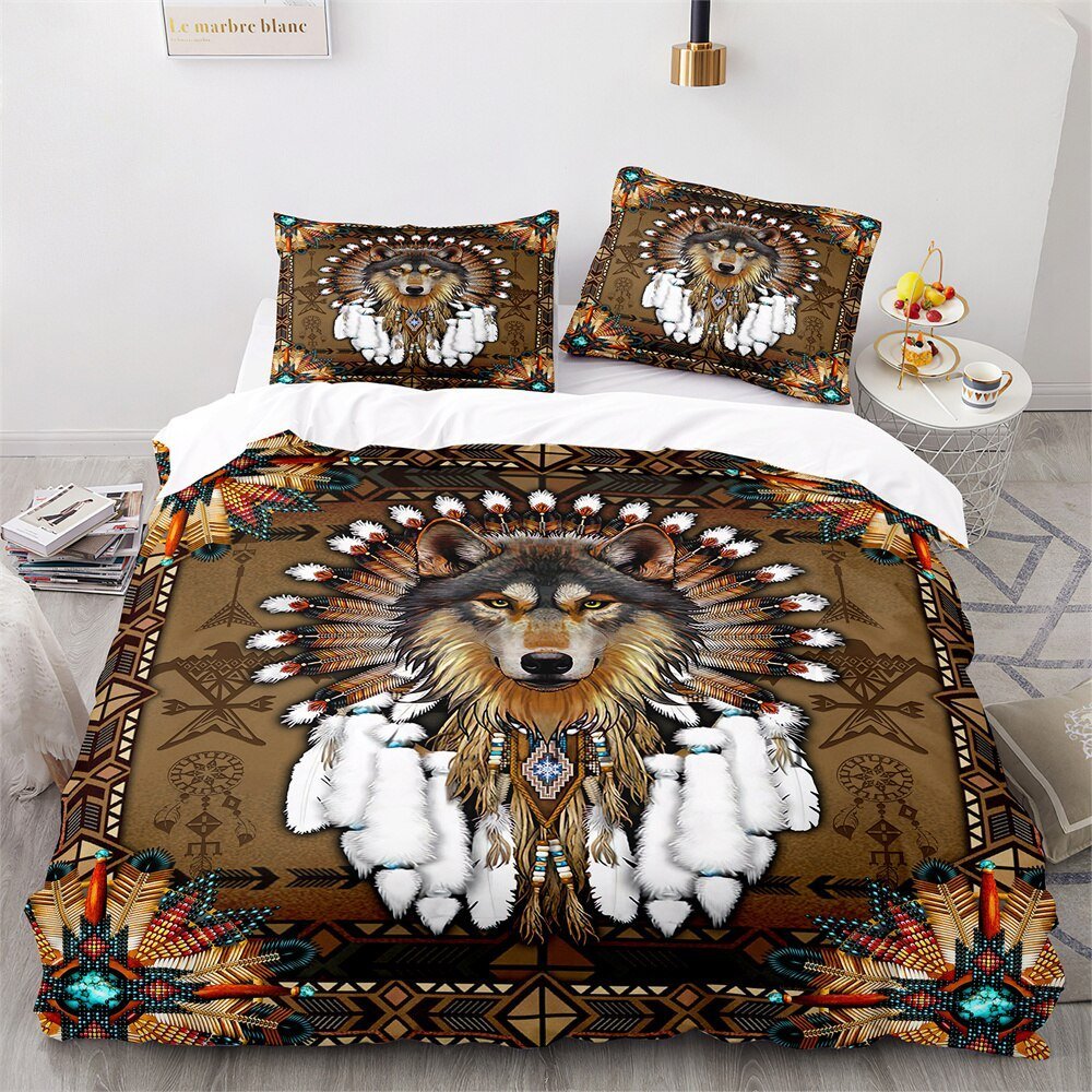 Maliben | Soft Kids Duvet Cover Wolf – Strength And Safety In Sleep