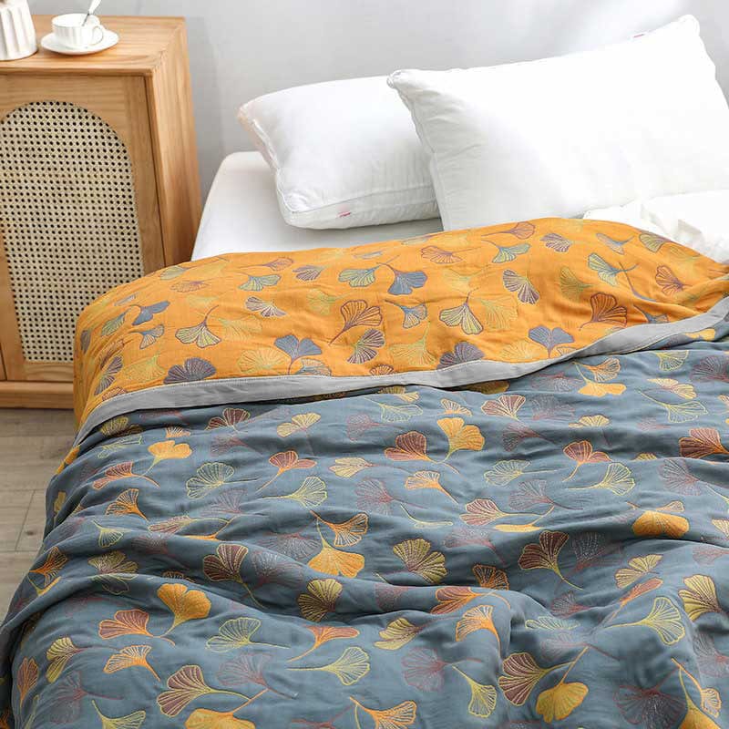 Maliben | Luxurious Duvet With Elegant Leaf Pattern – Premium Cotton