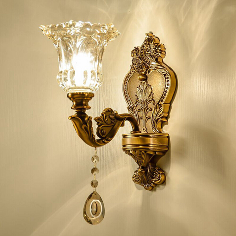 Maliben | Vintage Gold Wall Lamp – Aureo