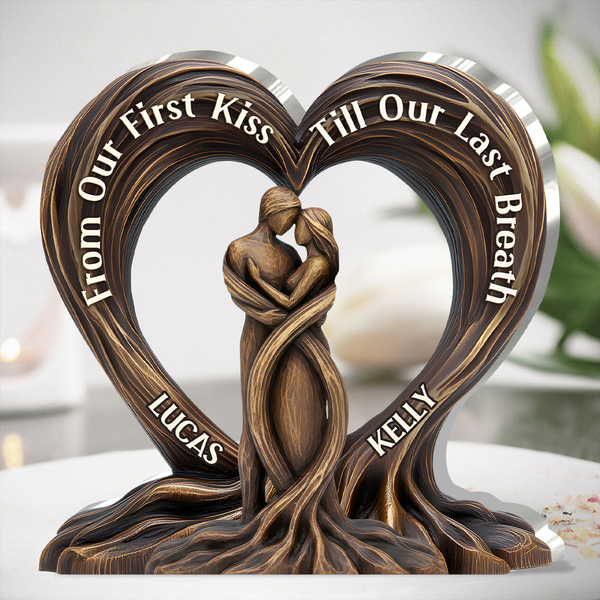 Maliben | Treeheart Plaque | Acrylic Plaque In Custom Shape Personalized Heart Of The Trees