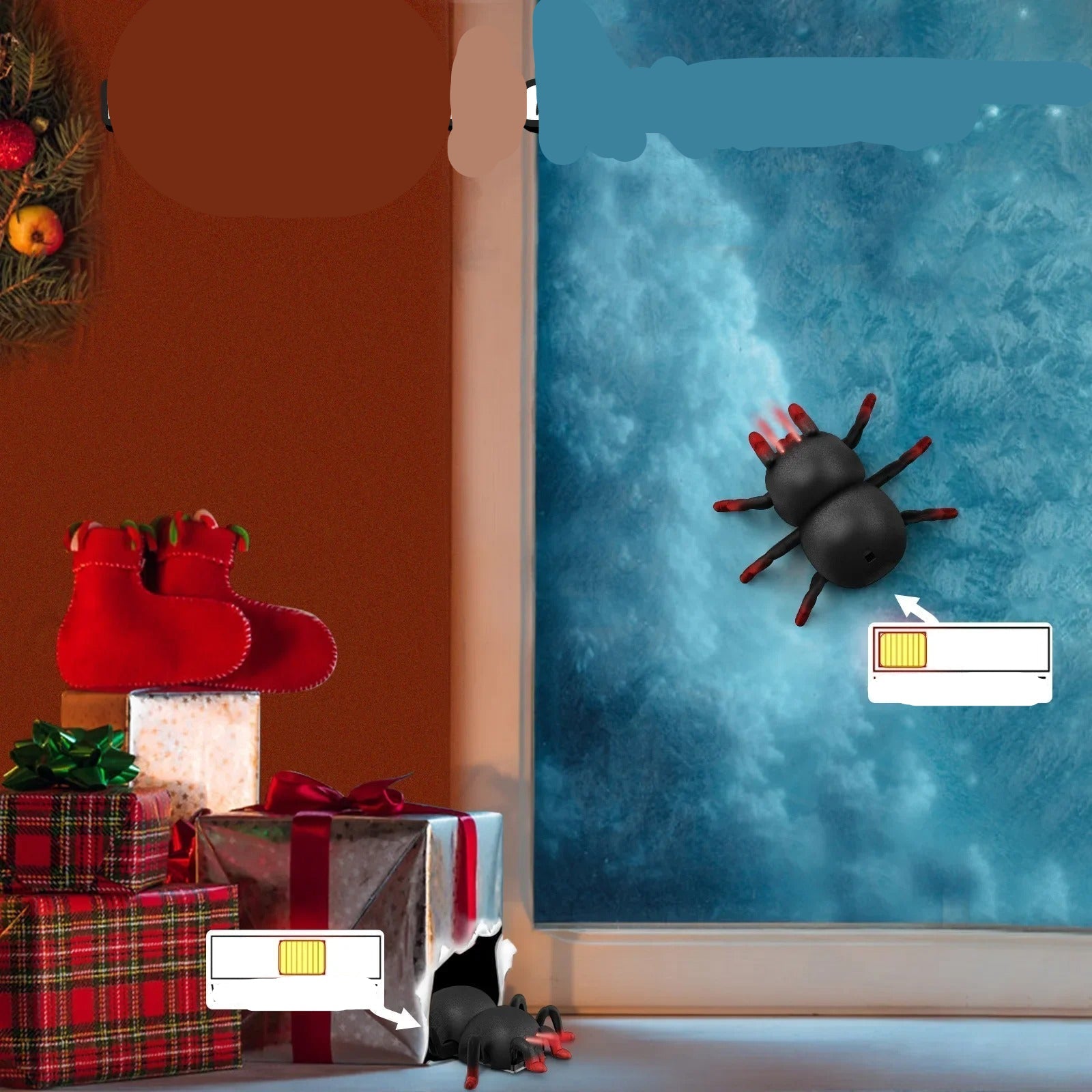 Maliben | Creepycrawler | The Ultimate Scare Reaction - Wall-Climbing Rc Spider For Exciting Pranks!