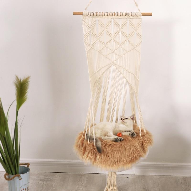 Maliben | Macrame Wall Hanging Cat Bed