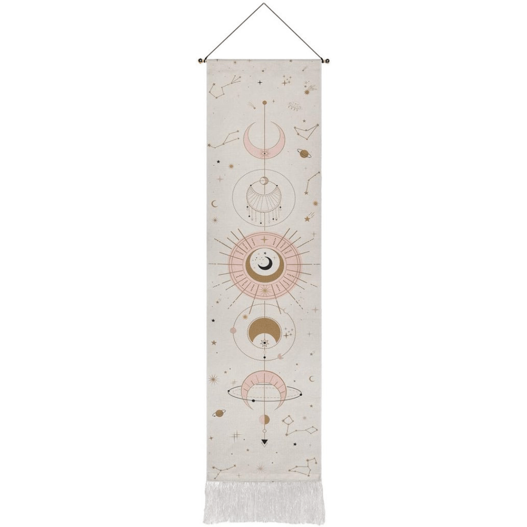Maliben | Moon Phases Wall Hanging Tapestry