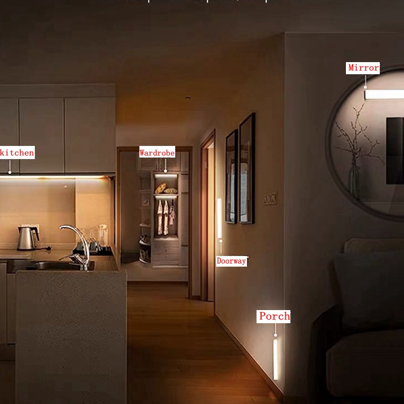 Maliben | Wireless Led Night Light With Motion Sensor And Rechargeable Battery