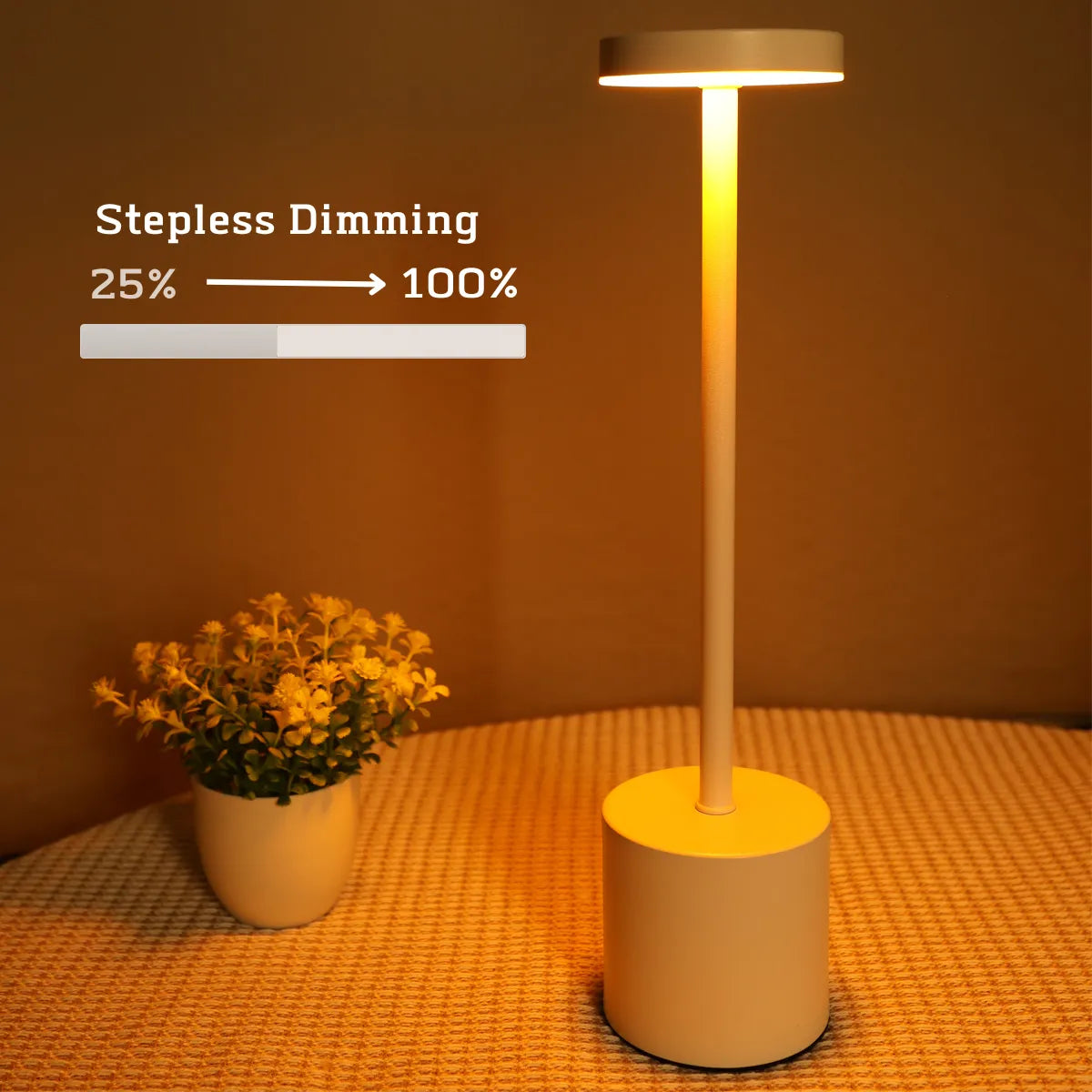 Maliben | Wireless Metal Led Table Lamp - Lumimetal