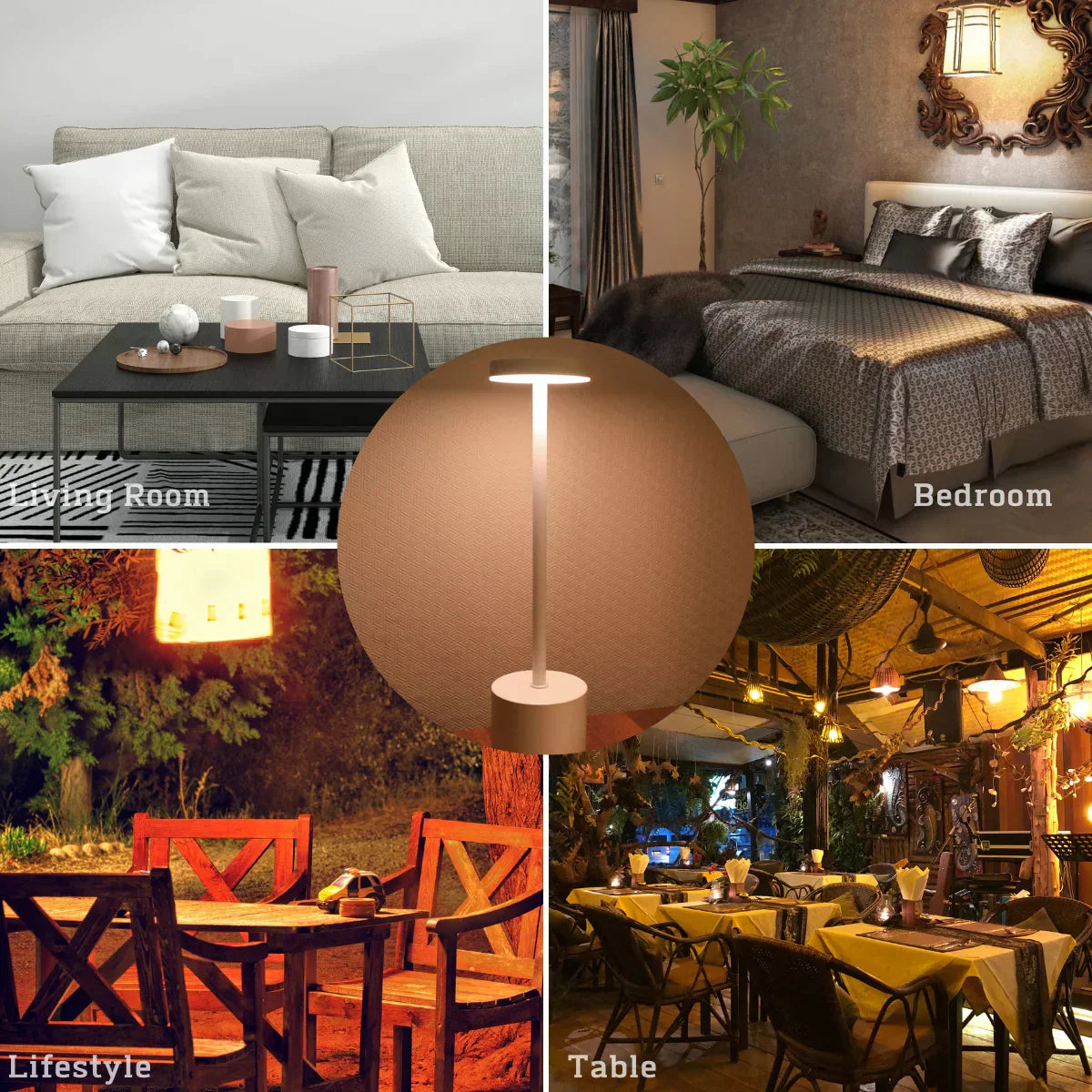Maliben | Wireless Metal Led Table Lamp - Lumimetal