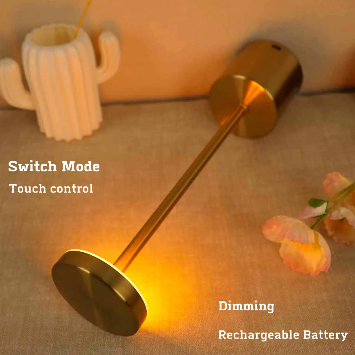 Maliben | Wireless Metal Led Table Lamp - Lumimetal
