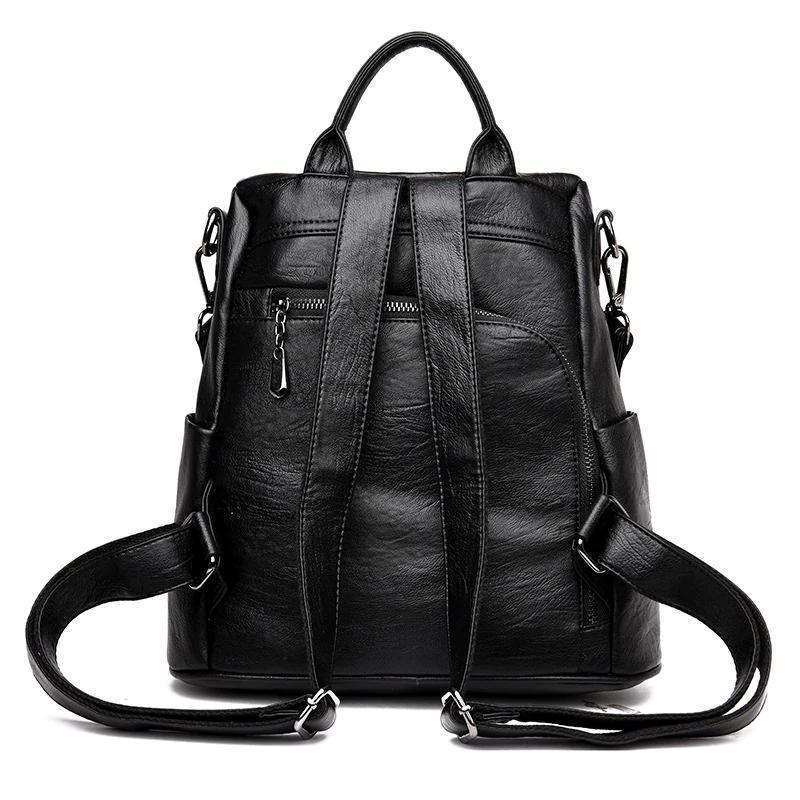 Maliben | Women's Anti-Theft Leather Backpack
