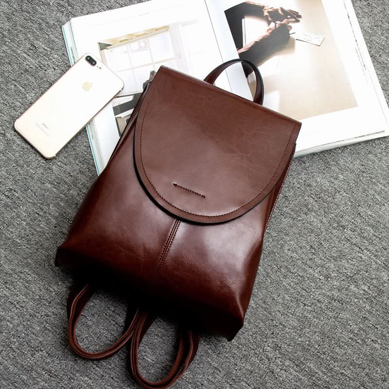 Maliben | Women's Leather Backpack For Work And Travel