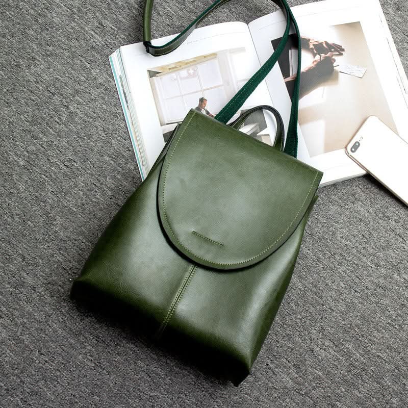 Maliben | Women's Leather Backpack For Work And Travel