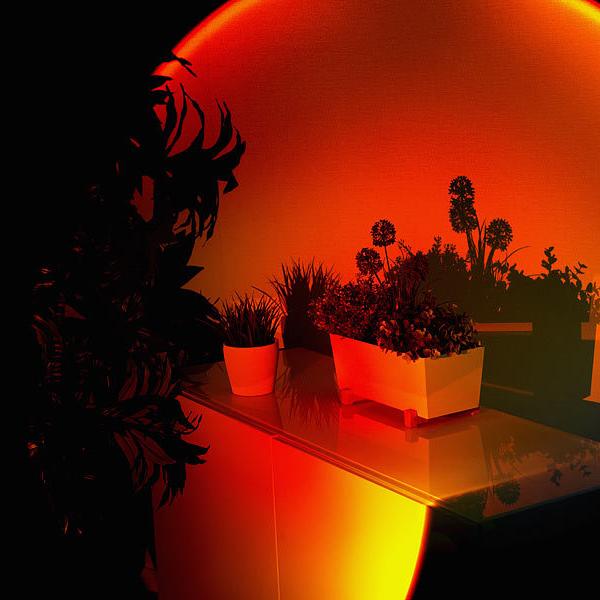 Maliben | Modern Table Lamp Sunset Lamp Warm White Design